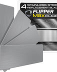 Flipper Edge MAX Stainless Steel Replacement Blades 4 Pack