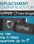 Flipper Edge MAX Stainless Steel Replacement Blades 4 Pack