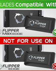 Flipper Edge MAX Stainless Steel Replacement Blades 4 Pack