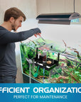 Flipper Tank Buddy Workspace and Utility Tray for Rimless Aquariums