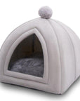 Foldable Pet Dog Cat Tent House Kennel Winter Warm Nest Soft Sleeping