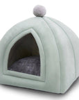 Foldable Pet Dog Cat Tent House Kennel Winter Warm Nest Soft Sleeping