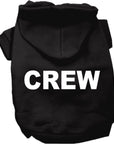 Halloween Pet, Dog & Cat Hoodie Screen Printed, "Crew Costume"