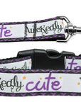 Halloween Pet Dog & Cat Nylon Collar or Leash, "Wickedly Cute"