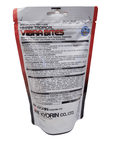 A red and white package of Hikari - Vibra Bites - XL 4.4oz fish food. The bag displays text highlighting ingredients, benefits for fish health, and feeding instructions. It is designed for species in community tanks.