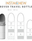 Instachew Rover Pet Travel Bottle, Dog water bottle