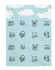 It's Raining Cats and Dogs Plush Blanket