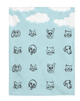 It's Raining Cats and Dogs Plush Blanket