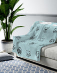 It's Raining Cats and Dogs Plush Blanket