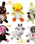 Knit Knacks Organic Cotton Pet & Dog Toys, "Easter Group" (Choose