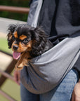 Lof Mesh Pet Sling Bag - Comfortable & Hands-Free Travel for Small