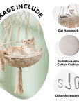 Macrame Cat Hammock Hanging Cat Bed