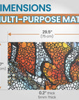 Flipper Aquarium Mat with Clownfish Artwork