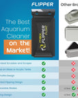 Flipper MAX FLOAT 2 in 1 Magnetic Aquarium Algae Cleaner