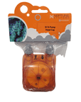 Packaging for the Neptune Systems - DOS Pump Head Cap, showcasing an orange cap. The label displays the brand logo alongside a small image of a coral reef, with the package specifically designed for aquarium accessory use.