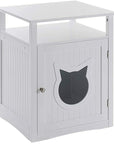 Nightstand Pet House, Litter Box Furniture Indoor Pet Crate, Litter