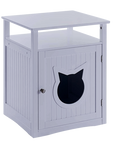 Nightstand Pet House, Litter Box Furniture Indoor Pet Crate, Litter