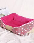 Non-slip Pet Dog Bed Soft Comfortable Pet Sofa Winter Warm Cat House