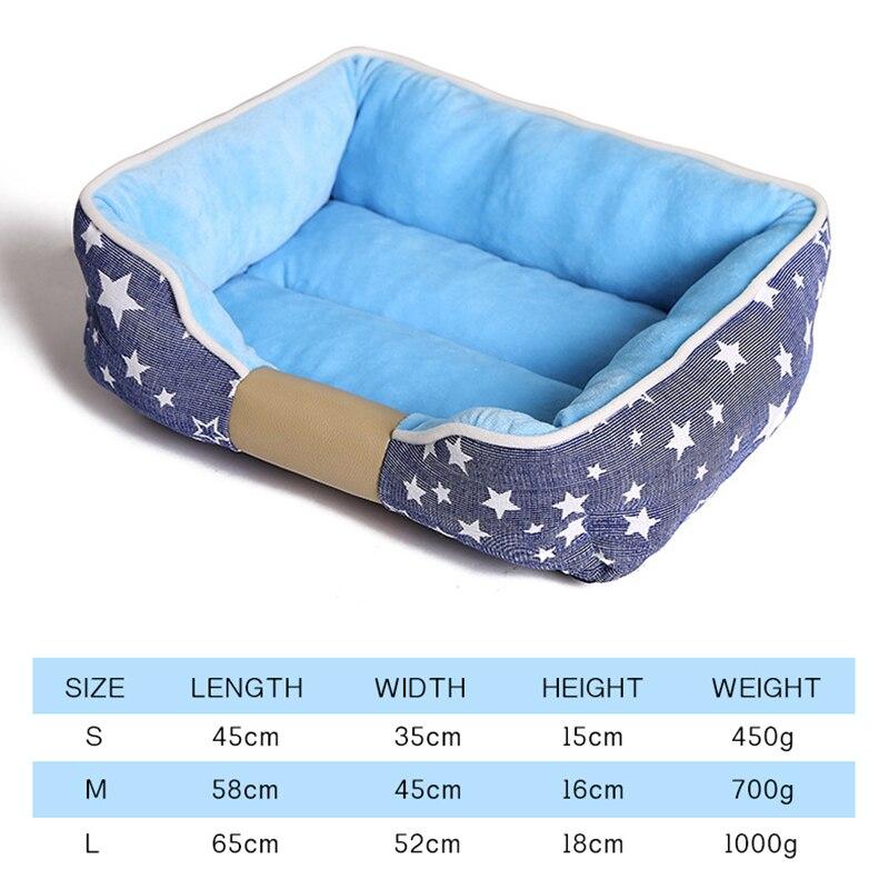 Non-slip Pet Dog Bed Soft Comfortable Pet Sofa Winter Warm Cat House