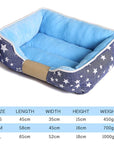 Non-slip Pet Dog Bed Soft Comfortable Pet Sofa Winter Warm Cat House