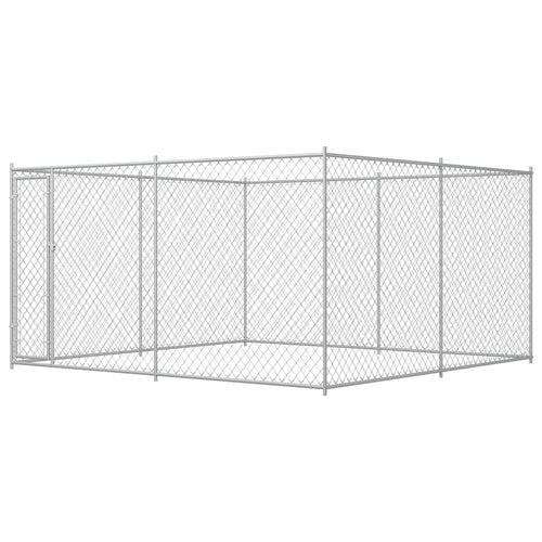 Outdoor Dog Kennel with Canopy Top 150.4&quot;x75.6&quot;x88.6&quot;