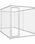 Outdoor Dog Kennel with Canopy Top 150.4"x75.6"x88.6"