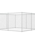 Outdoor Dog Kennel with Canopy Top 150.4"x75.6"x88.6"