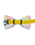 Pastel Tie Dye Dog Bow Tie