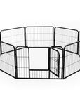 PawHut DIY 8 Panel Heavy Duty Powder Coated Metal Dog Pet Playpen