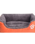 Pet Cat Dog Bed Warm Dog House Soft Fleece Nest Dog Baskets Mat Autumn