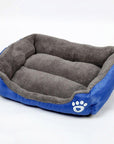 Pet Cat Dog Bed Warm Dog House Soft Fleece Nest Dog Baskets Mat Autumn