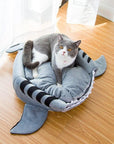 Pet Cat Dog Bed Warm Pet Cushion Kennel For Small Medium Large Dogs