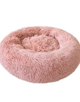 Pet Dog Bed Comfortable Donut Cuddler Round Dog Kennel Ultra Soft