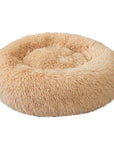 Pet Dog Bed Comfortable Donut Cuddler Round Dog Kennel Ultra Soft