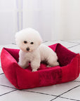 Pet Dog Bed Removable Cushion Soft Warm Dog Mat Cat House Waterproof