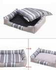 Pet Dog Bed Soft Kennel Sofa Winter Warm Pet Blanket Mat Removable