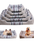 Pet Dog Bed Soft Kennel Sofa Winter Warm Pet Blanket Mat Removable