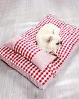 Pet Dog Bed Soft Lounger Pet Bed House for Dogs Cats Cozy Sleeping