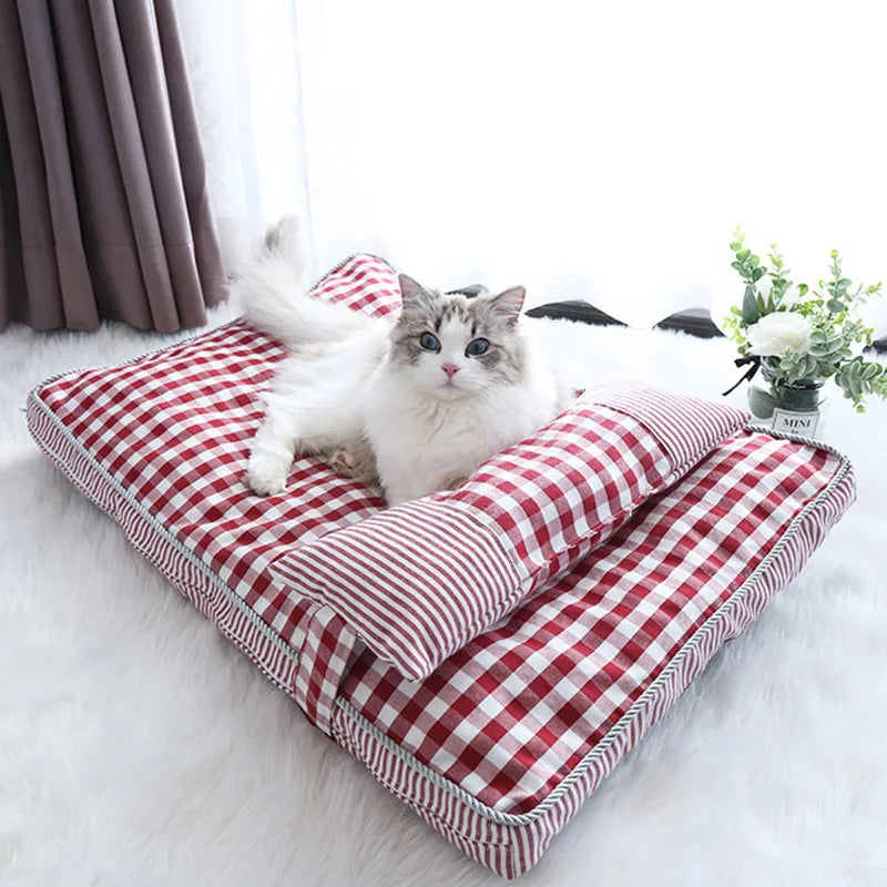 Pet Dog Bed Soft Lounger Pet Bed House for Dogs Cats Cozy Sleeping