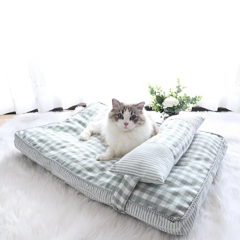 Pet Dog Bed Soft Lounger Pet Bed House for Dogs Cats Cozy Sleeping