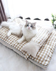 Pet Dog Bed Soft Lounger Pet Bed House for Dogs Cats Cozy Sleeping