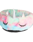 Pet Dog Bed Unicorn Round Cat House Soft Puppy Sofa Non-Slip Durable