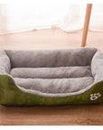 Pet Dog Bed Waterproof Cat House Puppy Kennel Super Soft Fleece Sofa