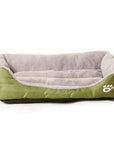 Pet Dog Bed Waterproof Cat House Puppy Kennel Super Soft Fleece Sofa