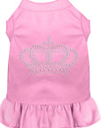 Pet Dog & Cat Dress Rhinestone, "Crown"