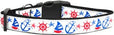 Pet Dog & Cat Nylon Collar or Leash, "Anchors Away"