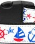 Pet Dog & Cat Nylon Collar or Leash, "Anchors Away"