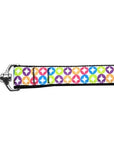 Pet Dog & Cat Nylon Collar or Leash, "Bright Diamonds"