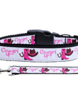 Pet Dog & Cat Nylon Collar or Leash, "Cowgirl Up"