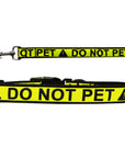 Pet Dog & Cat Nylon Collar or Leash, "Do Not Pet"